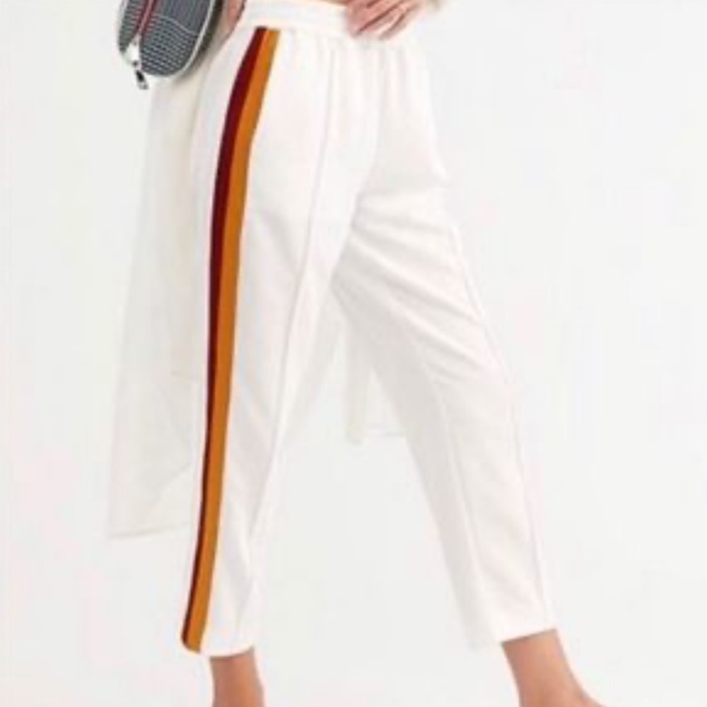 Scotch & Soda Hip Hop Voila Side Striped Cropped Pants NEW SIZE SMALL